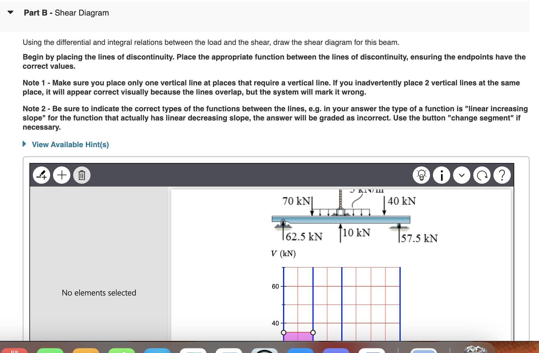Solved Determine the support reactions for the beam shown in | Chegg.com