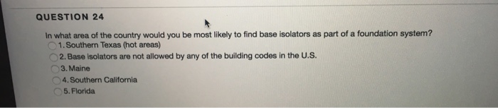 Solved In what area of the country would you be most likely | Chegg.com