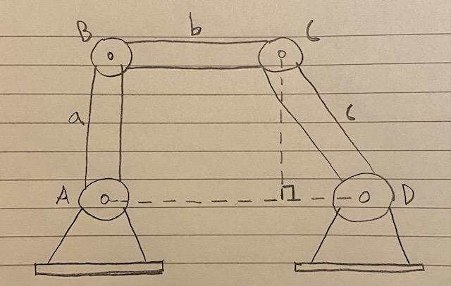 Solved A link system consists of the link arms according to | Chegg.com