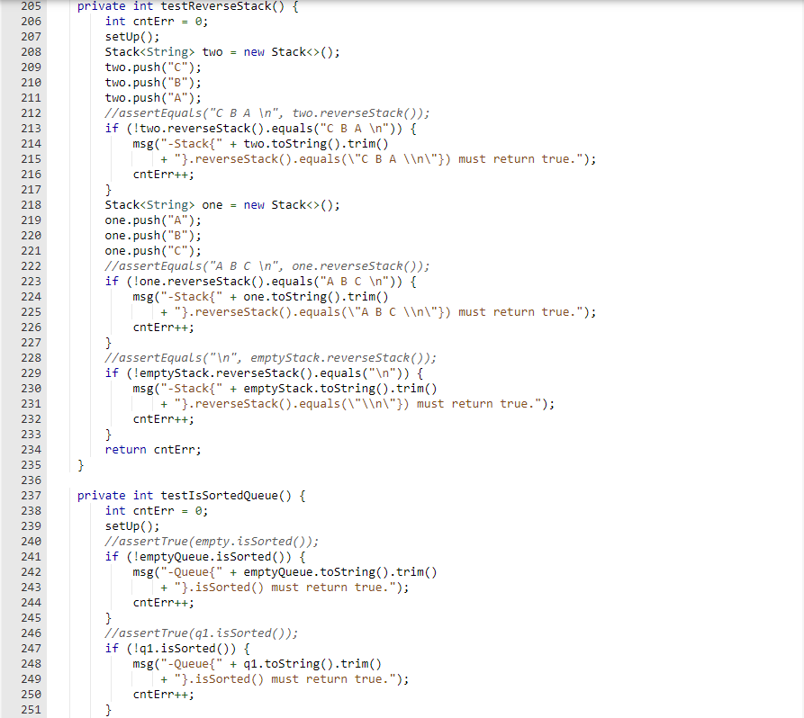 Solved Inspect the filesInspect the Queue.java and | Chegg.com
