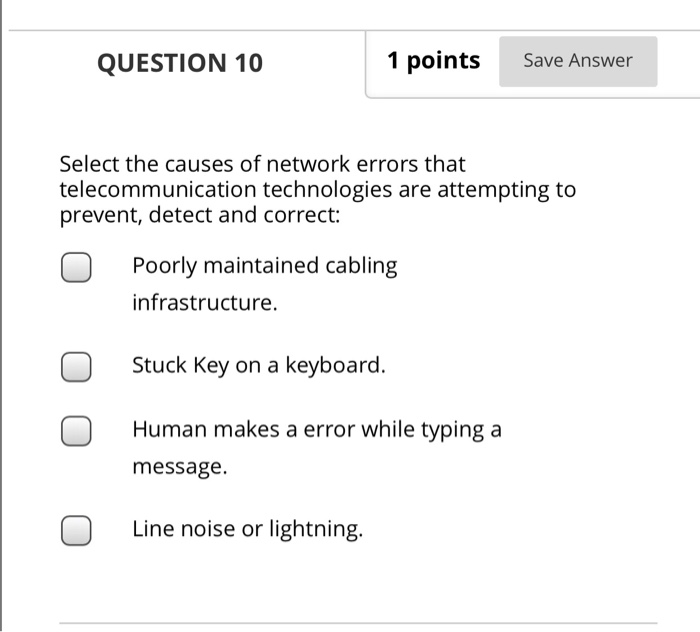 Solved QUESTION 6 1 points Save Answer Select only correct | Chegg.com
