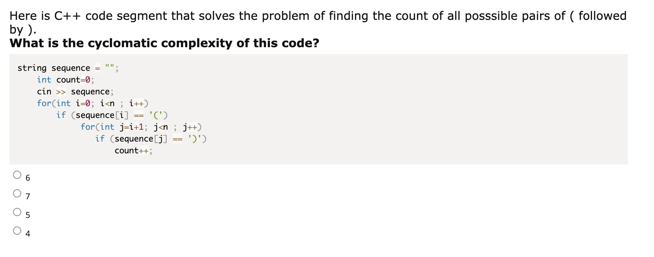 Solved Here is C++ code segment that solves the problem of | Chegg.com