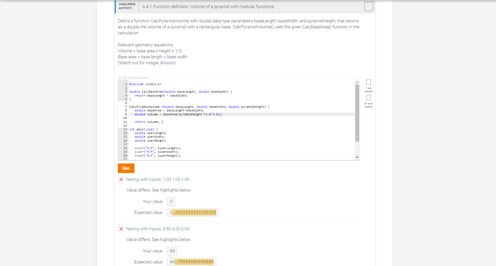 Solved Hello, I am trying to program this activity, but I | Chegg.com