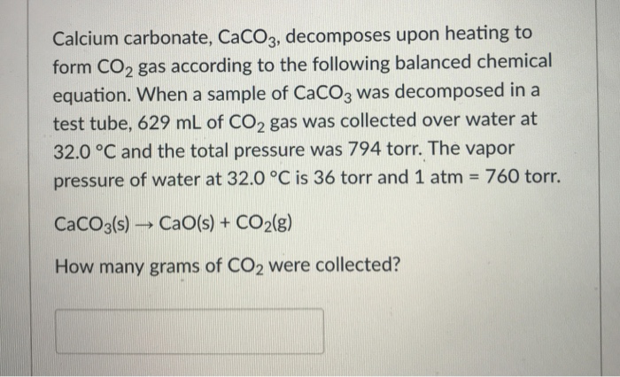 В заданной схеме превращений caco3 co2