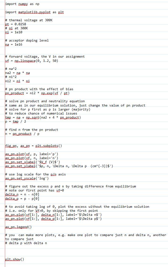 Solved Q1 60 Points Consider a non-equilibrium semiconductor | Chegg.com