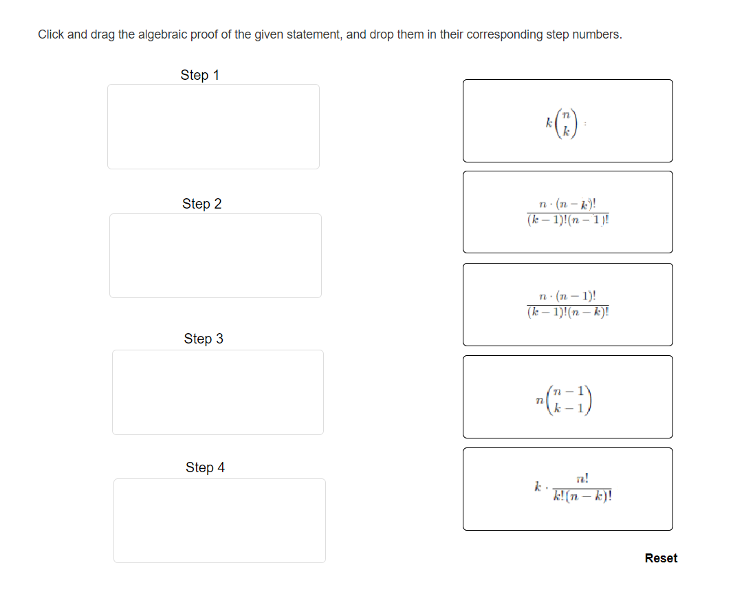 Solved Consider the statement "If n and k are integers with