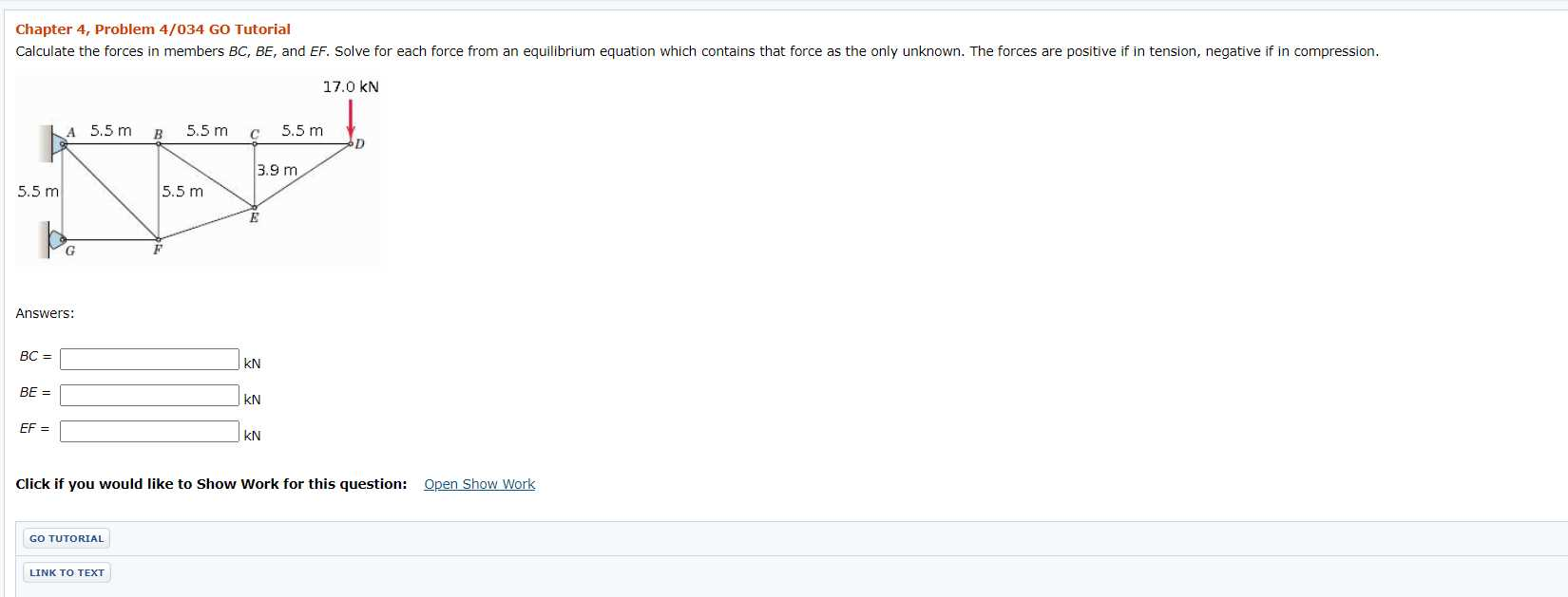 Solved Chapter 4, Problem 4/013 Determine the forces in | Chegg.com
