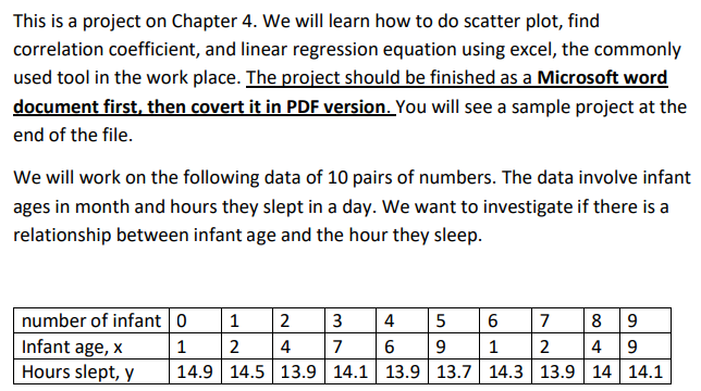 Solved This is a project on Chapter 4. We will learn how to | Chegg.com