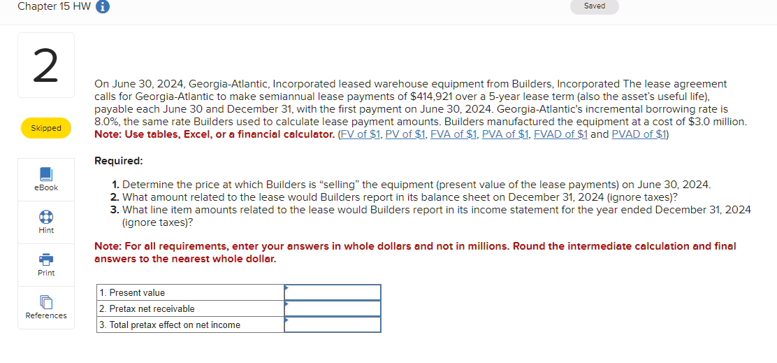 Solved On June 30, 2024, Incorporated