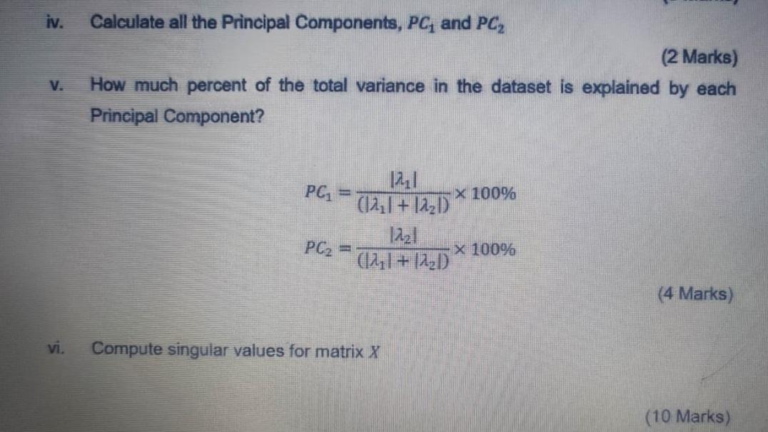 Solved 4. Principal Component Analysis (PCA) is a | Chegg.com