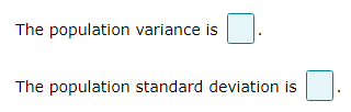 Solved 2. Find the population variance and standard | Chegg.com