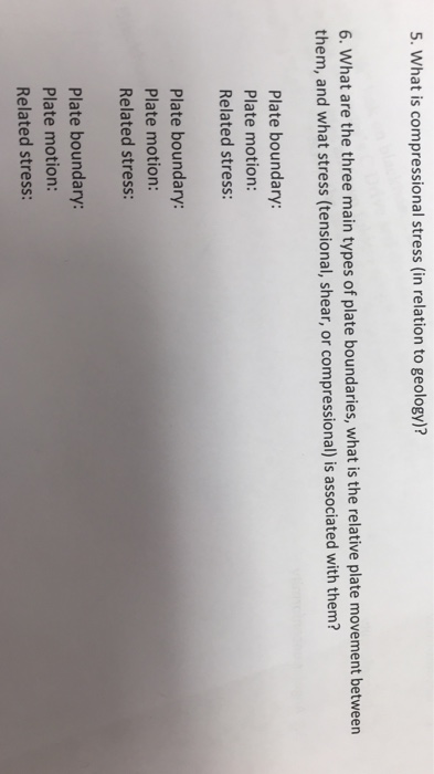 solved-5-what-is-compressional-stress-in-relation-to-chegg