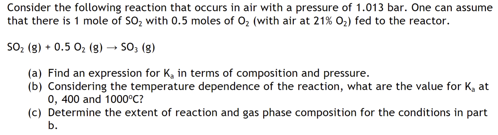 Solved Consider The Following Reaction That Occurs In Air | Chegg.com