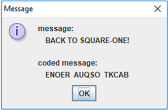 Programming Secret Message Solved It is time to send secret messages. To change our | Chegg.com