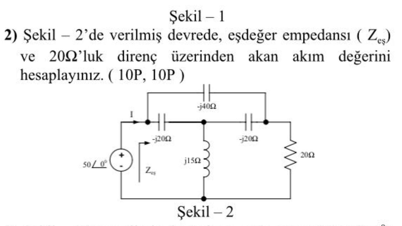 Solved In the circuit given in the figure, calculate the | Chegg.com