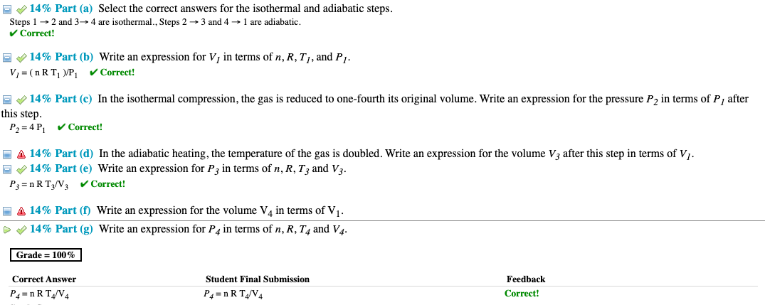 Solved Consider A Process That Uses N Moles Of A Monatomic 