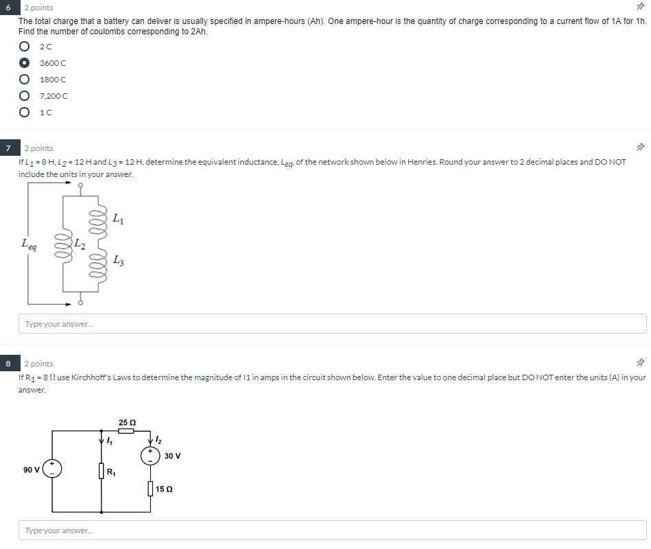 Solved 6 2 Points The Total Charge That A Battery Can Chegg Solved 6 2 Points The Total Charge That A Battery Can Chegg
