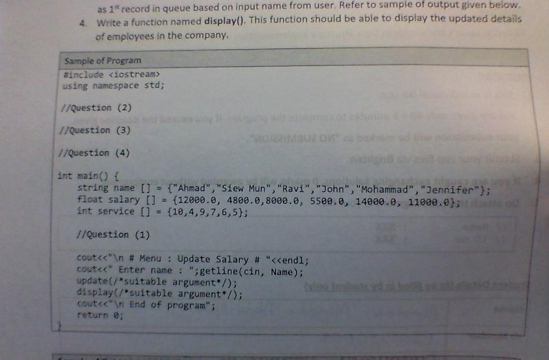 Solved QUESTION ANN Referring to the Linked List Queue | Chegg.com