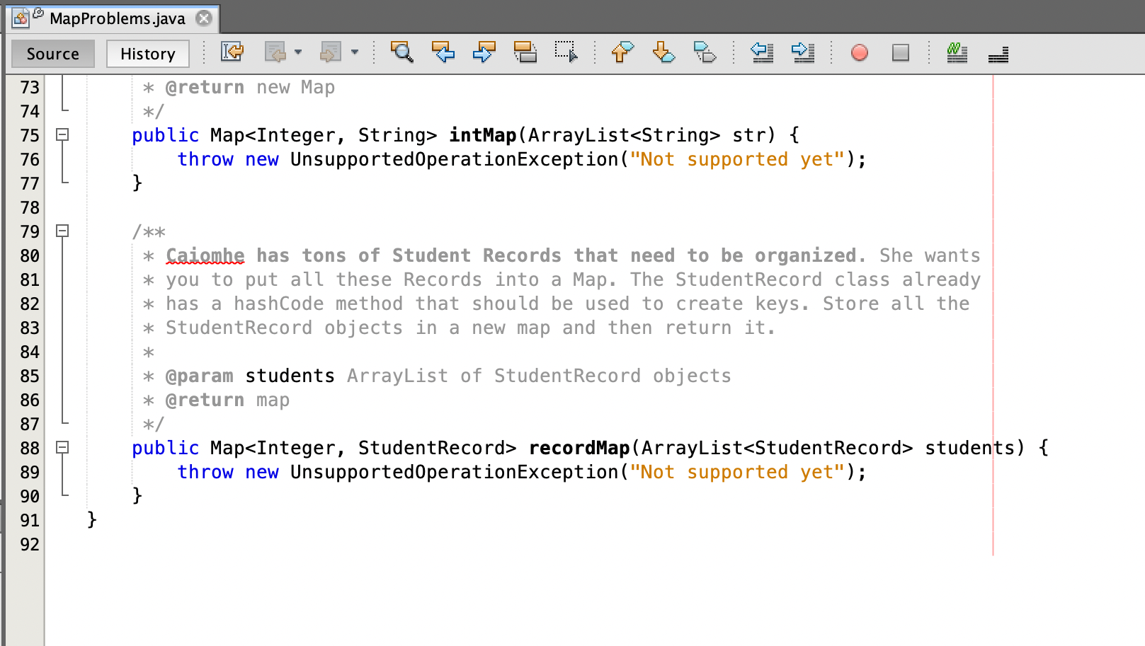 Part 1: Simple Map Exercises Complete the following | Chegg.com