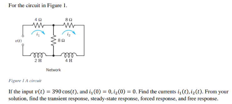 Solved For the circuit in Figure 1. Figure 1 A circuit If | Chegg.com