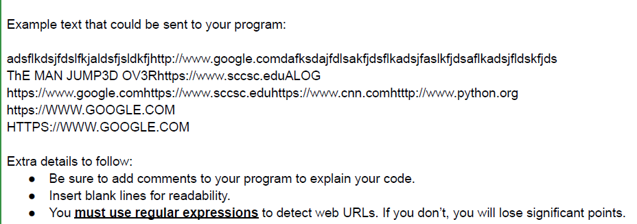 Solved Create a program to develop a regular expression | Chegg.com