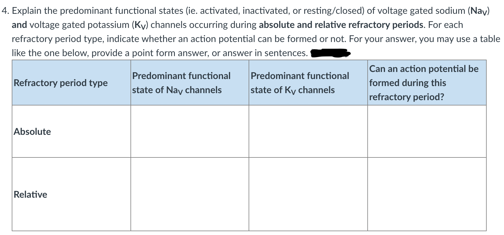 Solved 4. Explain the predominant functional states (ie. | Chegg.com