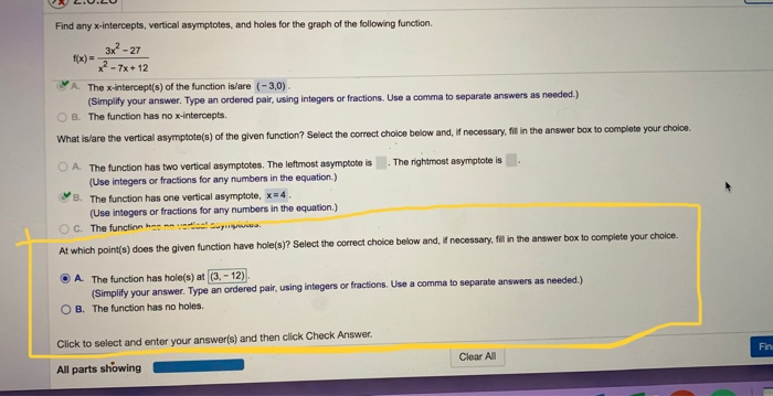 Solved I already did the first two parts, could u pla help | Chegg.com
