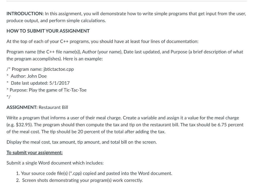 Solved INTRODUCTION: In this assignment, you will | Chegg.com