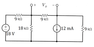 Solved Find the voltage Vo using the superposition | Chegg.com