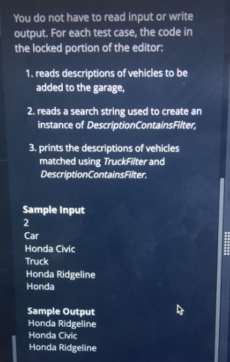 20. Java - Interfaces - Garage Application You must | Chegg.com