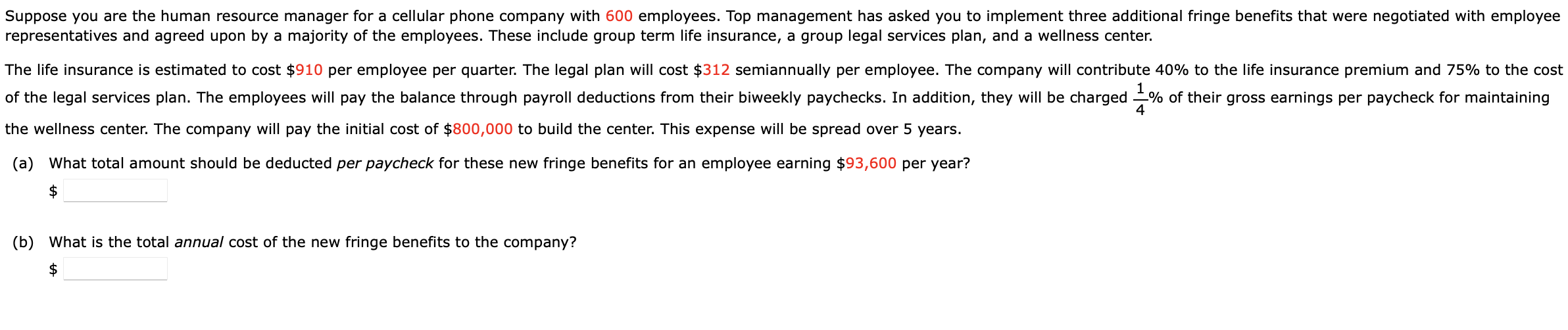 Solved Suppose You Are The Human Resource Manager For A | Chegg.com