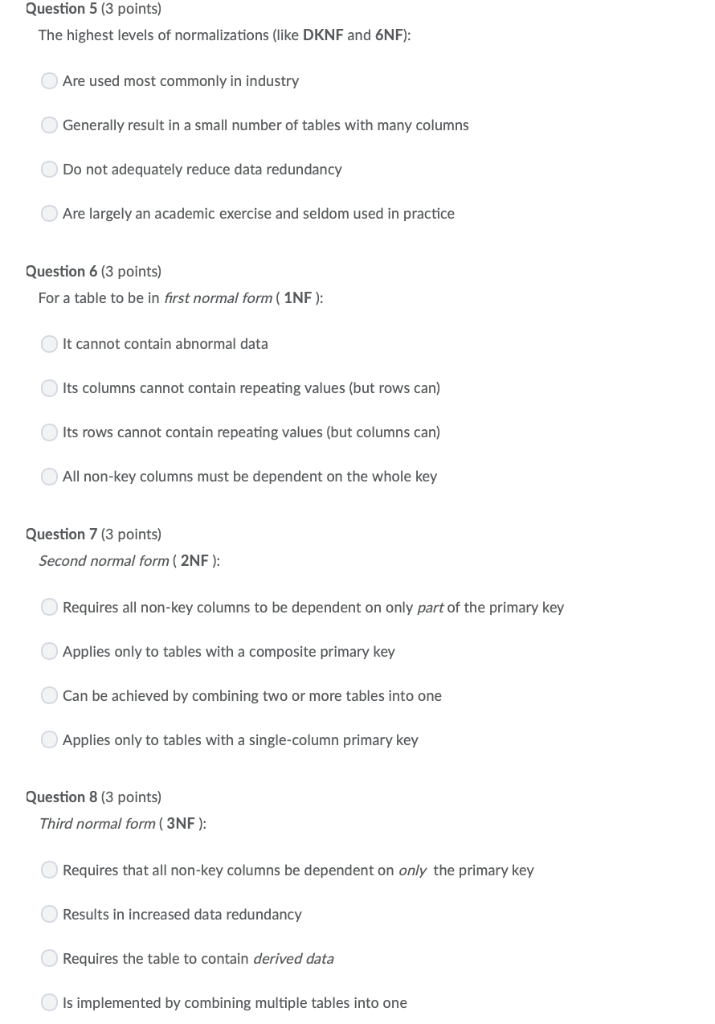 Solved Question 1 (3 points) What is the primary purpose of | Chegg.com