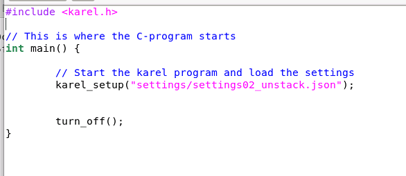 Karel Unstacks his Items Karel is in a completely | Chegg.com