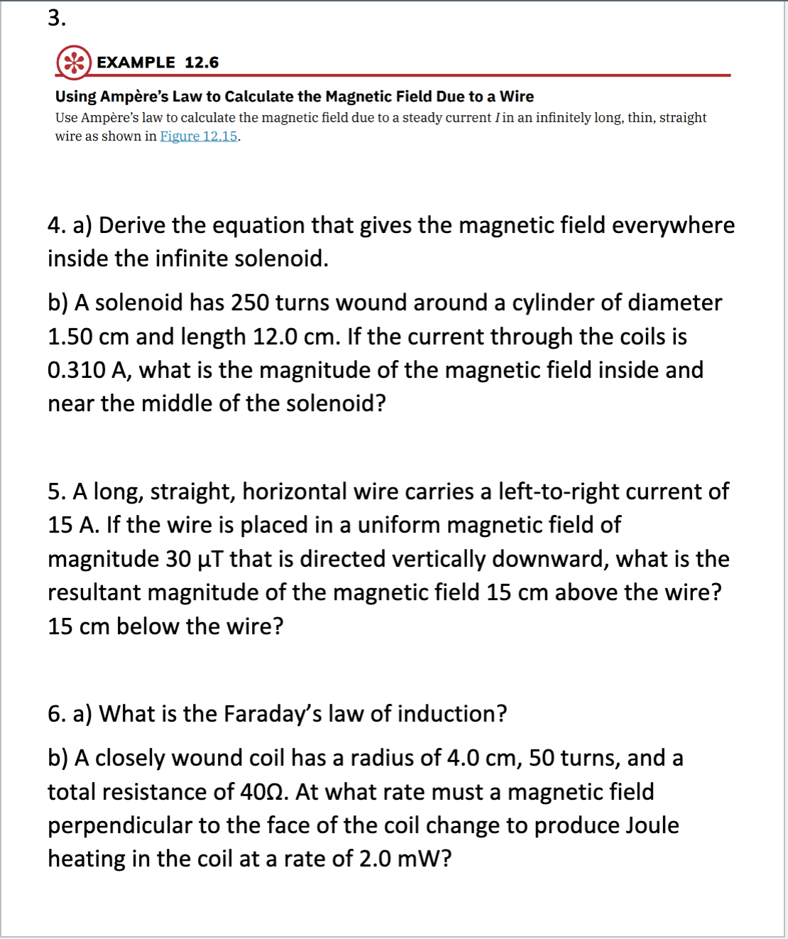 Solved Using Ampère's Law to Calculate the Magnetic Field | Chegg.com