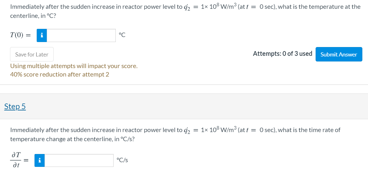 Solved Uniform internal heat generation at ġ = 4.25 107W/m3 | Chegg.com