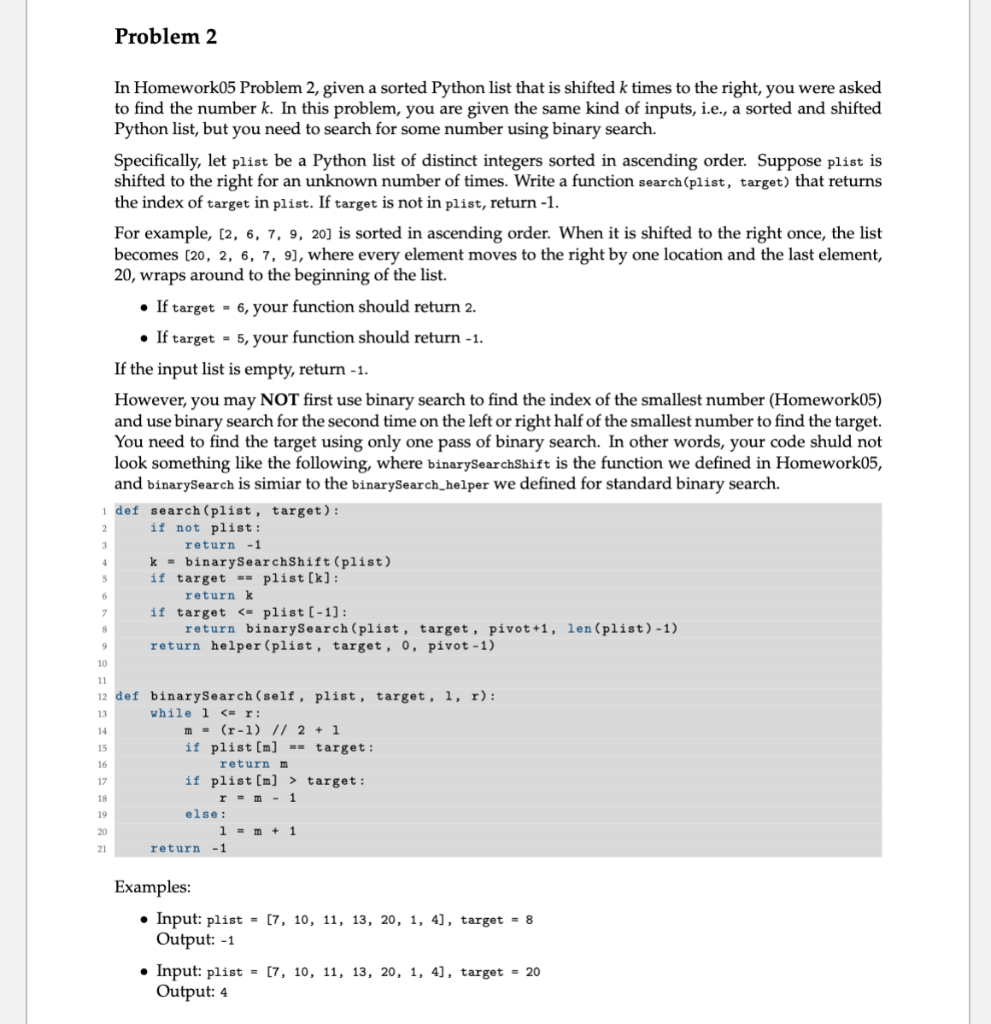 Please use Python for the following problems. A | Chegg.com