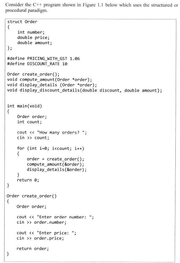 Solved Consider the C# program shown in Figure 1.1 below | Chegg.com