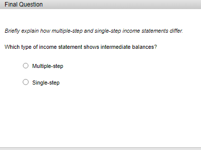 Solved =Briefly explain how multiple-step and single-step | Chegg.com