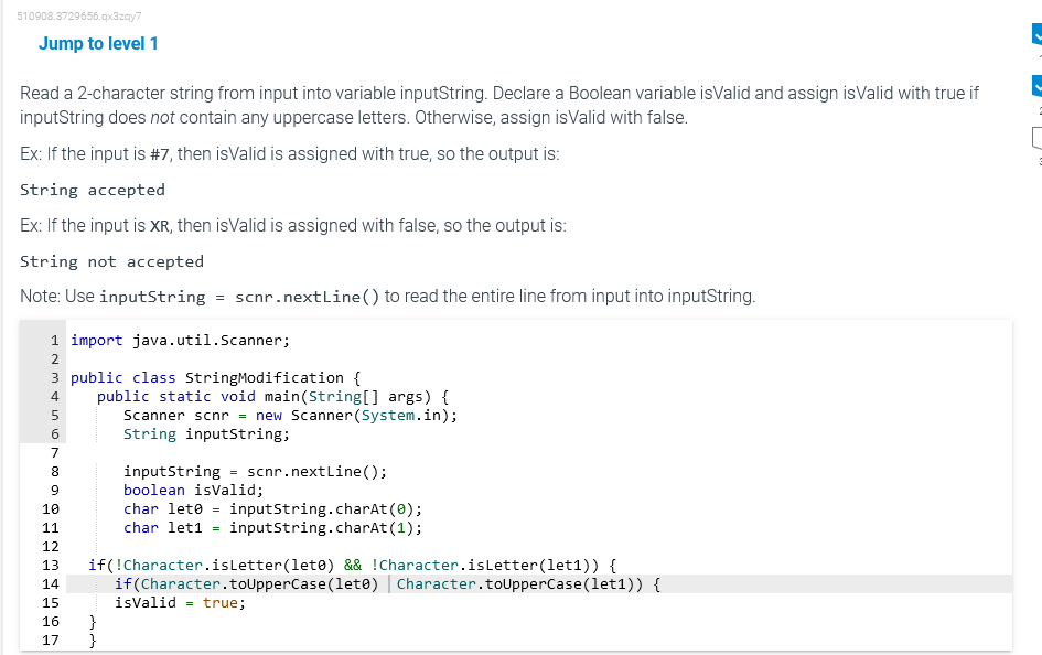 Solved Jump To Level Read A Character String From Input Chegg Com