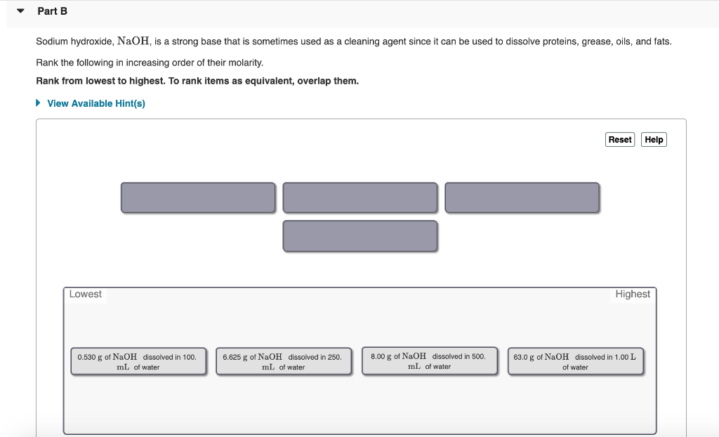 Solved Part A Normal salinc solution used in IVs is usually