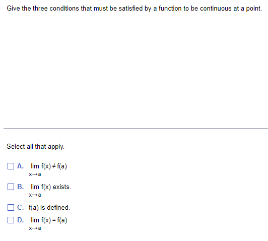 Solved Give the three conditions that must be satisfied by a | Chegg.com