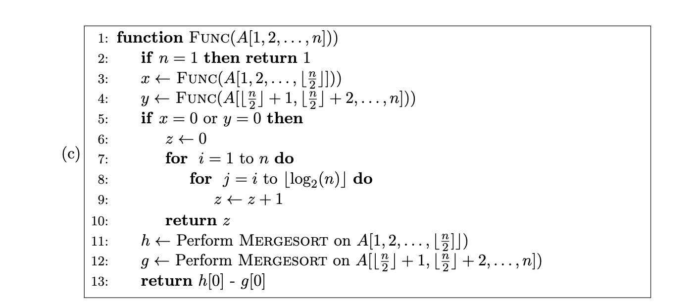 Solved P 2. (15) Consider the following algorithms. Are they | Chegg.com