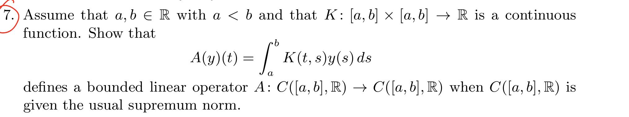 Solved Assume That A,b∈R With A | Chegg.com