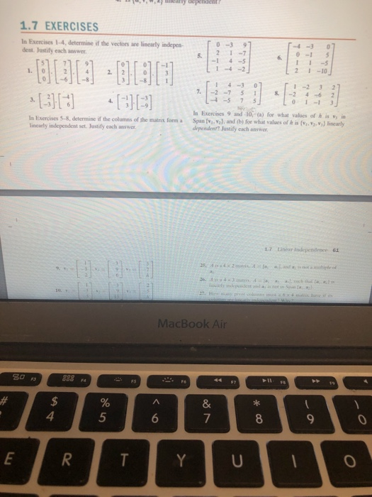 Solved 1 7 Exercises In Exercises 1 4 Determine If The Chegg Solved 1 7 Exercises In Exercises 1 4 Determine If The Chegg