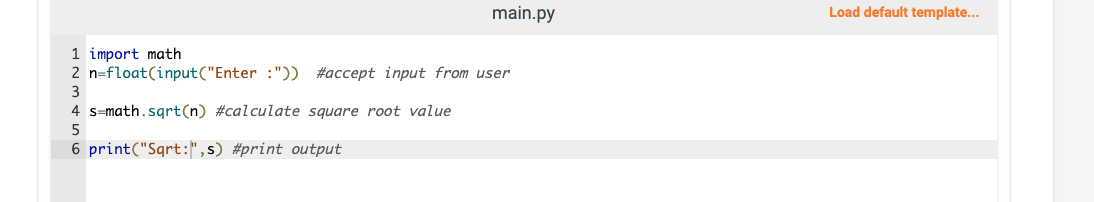 Solved 6.7 LAB: Square root Given a floating-point number as | Chegg.com