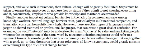 support, and value such interactions, then cultural change will be greatly facilitated. steps must be taken to ensure that em