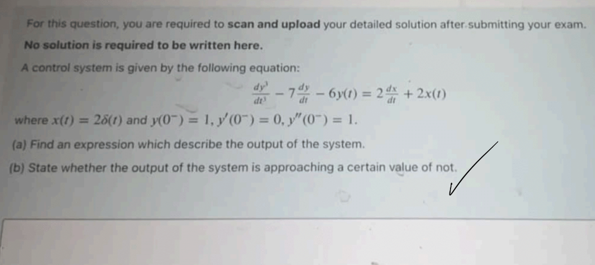 Solved For this question, you are required to scan and | Chegg.com