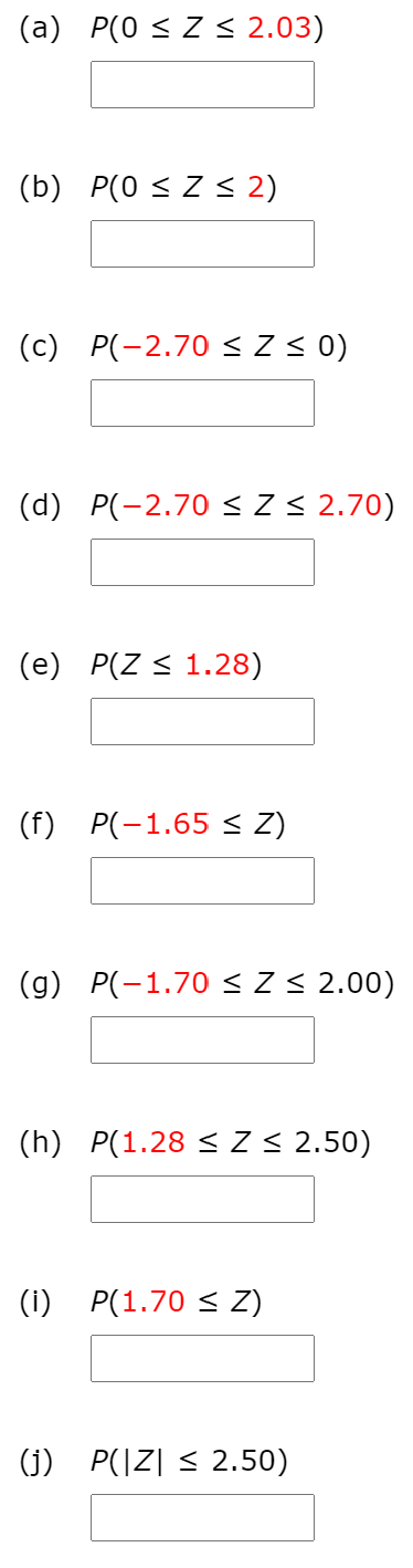 Solved Let Z Be A Standard Normal Random Variable And Cal Chegg Com