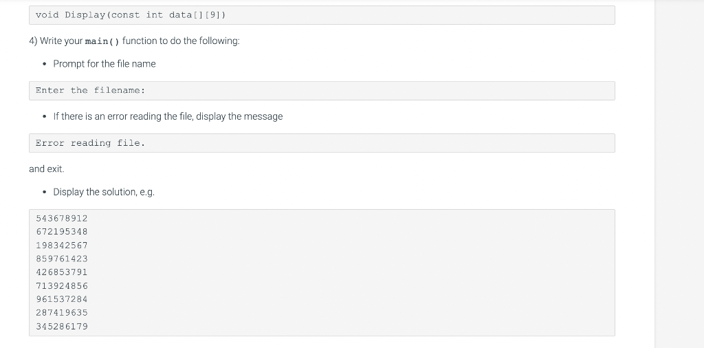 Solved 9 20 PROJECT Sudoku Validation You Will Be Writing A Chegg