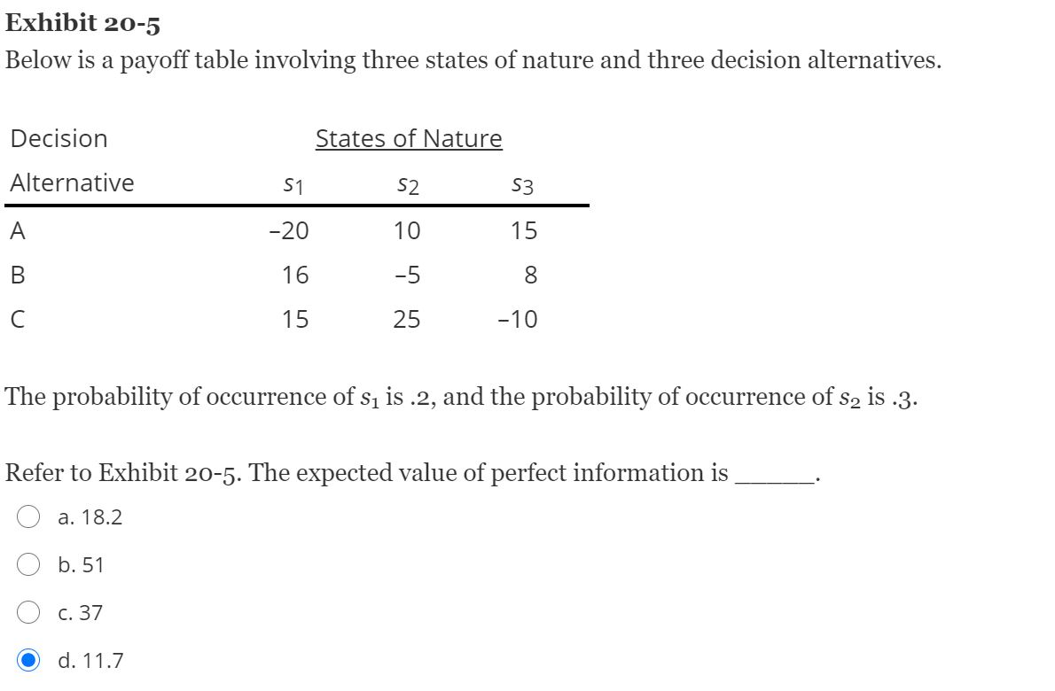 solved-exhibit-20-5-below-is-a-payoff-table-involving-three-chegg